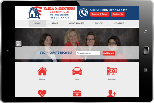 Responsive for Mobile Tablets